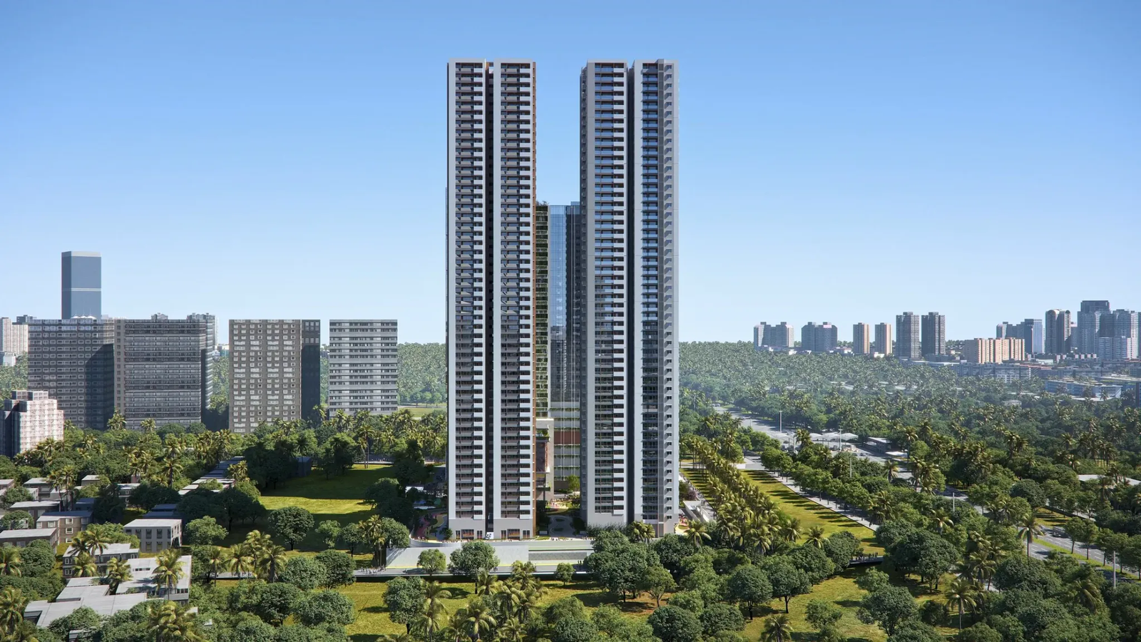 Diamond Towers residential towers artist rendering